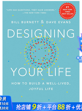 【现货】Designing Your Life 设计你的生活:如何建立一个幸福快乐的生活 英文原版