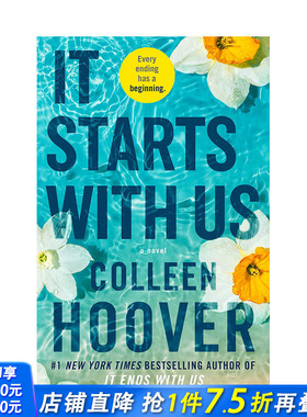 【预售】【Colleen Hoover】英文原版 从我们开始 It Starts with Us 小说文学 正版进口图书画册 善优图书