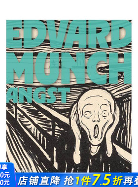 【预售】爱德华·蒙克：焦虑 Edvard Munch: Angst 原版英文艺术画册画集 表现主义 正版进口书