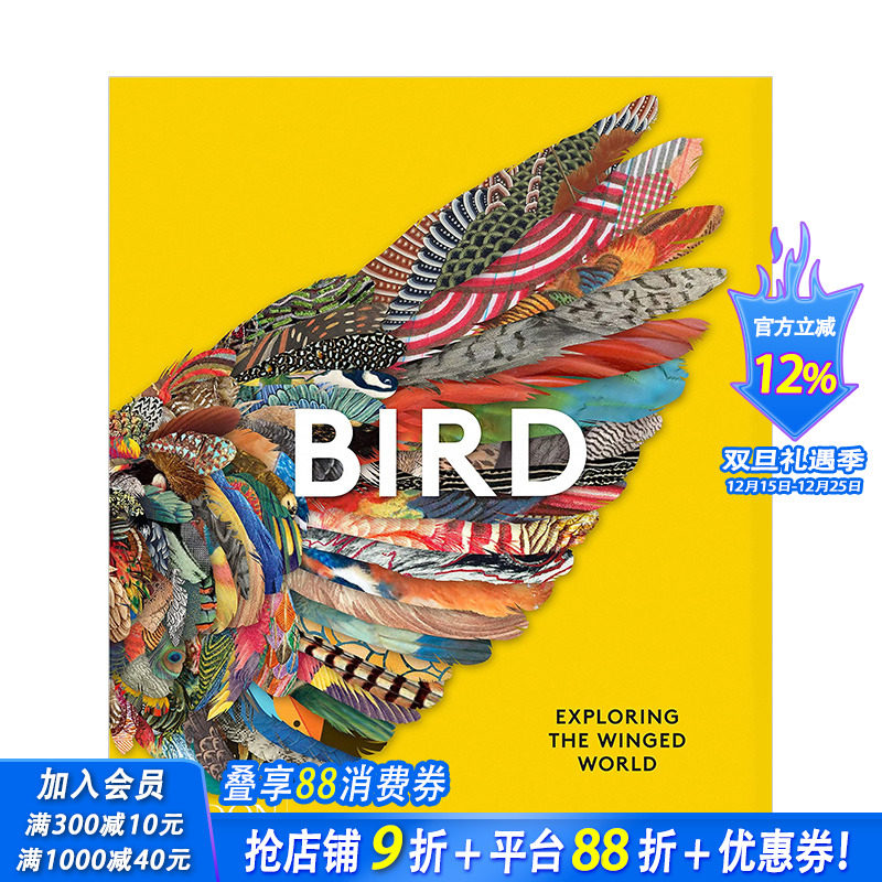 【预售】鸟:探索有翅膀的世界 科学科普图鉴画册 英文原版phaidon出版进口图书 Bird: Exploring the Winged World
