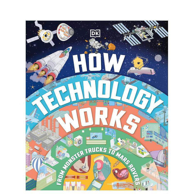 【现货】科技如何运作 How Technology Works 精装英文儿童插画科普绘本 进口童书图片