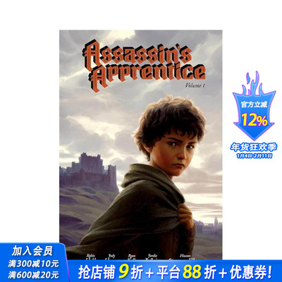 【预售】刺客的学徒 卷1（图画小说） Assassin's Apprentice Volume 1 (Graphic Novel) 原版英文漫画书 正版进口书籍 善优图书