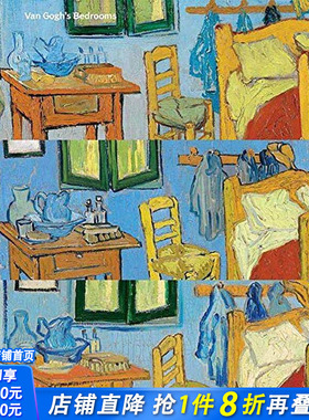 【预售】梵高的卧室 Van Gogh’s Bedrooms 原版英文艺术画册画集 正版进口书