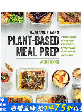 【预售】Vegan Yack Attack 美食博客的素食备餐食谱 Vegan Yack Attack's Plant-Based Meal Prep英文餐饮美食文化 正版进口书