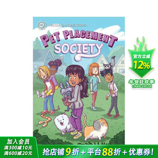【预售】(预计3月出版)宠物安置协会（平装） Pet Placement Society 英文儿童漫画故事 英语拓展阅读进口书 中学生活学习与应对
