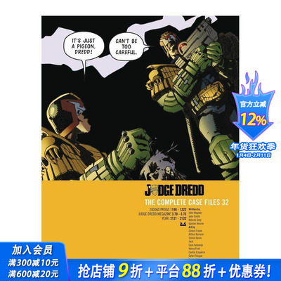 【预售】爵德判官：第 32 版：完整案件档案 Judge Dredd: v. 32: The Complete Case Files 原版英文漫画书 正版进口书