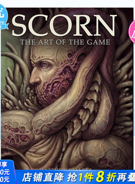 【现货】蔑视 游戏设定集 Scorn: The Art of the Game 英文原版进口艺术画集