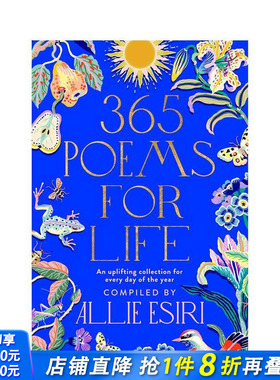 【预售】【英国IBW独立书店周图书奖得主】365首每日诗 365 Poems for Life 原版英文诗歌 正版进口书籍 善优图书