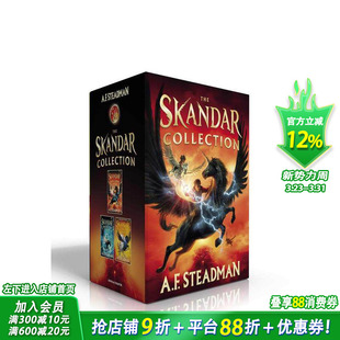 Boxed 英语阅读拓展进口书 斯坎达尔系列 英文故事小说 12岁 Set Collection Skandar 盒装 现货