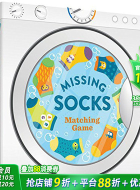 【现货】Matching Game：Missing Socks 匹配游戏：袜子不见了 英文原版【善优童书】