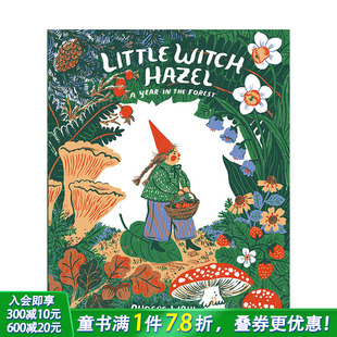 季 Phoebe Little 小金缕梅 Hazel 四季 节故事图画书 儿童大自然绘本 Wahl 进口图书 英文原版 8岁 Witch 现货