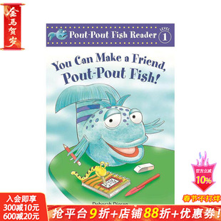 【预售】【噘嘴鱼一级阅读】你可以交个朋友 Pout-Pout Fish!:You Can Make a Friend 英文儿童分阶阅读初级故事书 英语进口童书