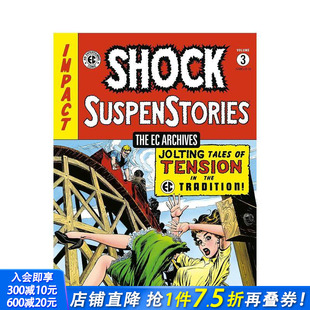 The Shock 预售 卷3 英文漫画书 进口图书 原版 EC档案：电击悬架 Volume Suspenstories Archives 正版