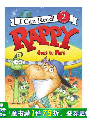 【现货】Rappy Goes to Mars，Rappy去了火星 英文原版图书籍进口正版 Gutman 儿童分阶阅读