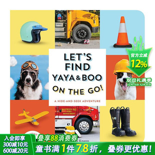Find 预售 实景观察力绘本 the 英文儿童趣味互动书 Momo 寻找亚亚和布布：躲猫猫大冒险 and Yaya Let Boo