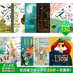 【现货】英文原版儿童艺术绘本（多款选拍）优选成长启示类绘本 品格培养 情绪管理 励志不放弃 自然知识 临终关怀 知名插画师