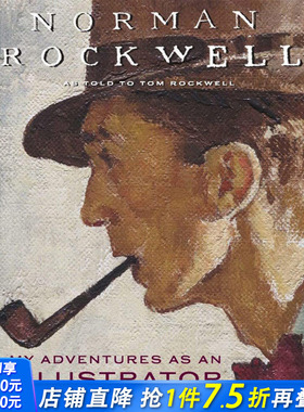 【预售】My Adventures as an Illustrator，我的插画师历险记 英文原版图书籍进口正版 Norman Rockwell 艺术