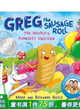 【预售】香肠卷格雷格：世界上搞笑独角兽 Greg the Sausage Roll: The World’s Funniest Unicorn英文儿童插画故事绘本进口童书