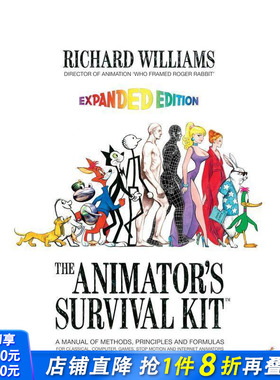【现货】英文原版 动画师的生存工具包：步行 The Animator’s Survival Kit: Walks 艺术技法 正版进口图书画册