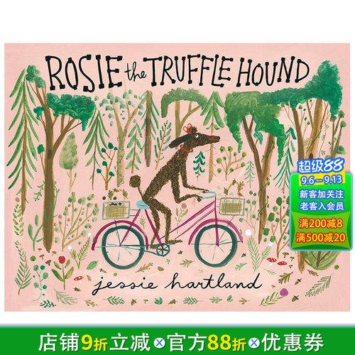 【现货】罗斯的松露猎人之路 Rosie the Truffle Hound 英文儿童绘本故事 狗狗趣味励志 自我认知 追逐梦想 正版进口图书籍