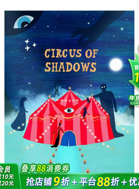 【现货】影子马戏团  柏林插画师Lidia Brankovic Circus of Shadows 英文儿童插画故事绘本 进口童书