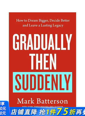【预售】渐变终成突变 Gradually then Suddenly 原版英文心灵励志 正版进口书