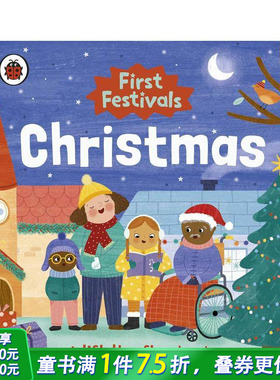 【预售】圣诞节 【First Festivals】Christmas 英文儿童插画故事绘本 进口童书