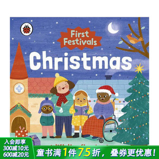 First 圣诞节 Festivals Christmas 进口童书 英文儿童插画故事绘本 预售