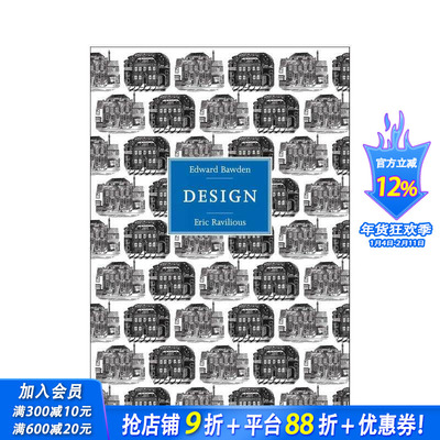 【预售】爱德华·鲍登与埃里克·拉维留斯设计集 Edward Bawden and Eric Ravilious， Design 原版英文综合设计 正版进口书