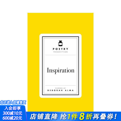 【预售】【诗歌处方】灵感 【Poetry Prescription】Inspiration 英文诗歌 正版进口书