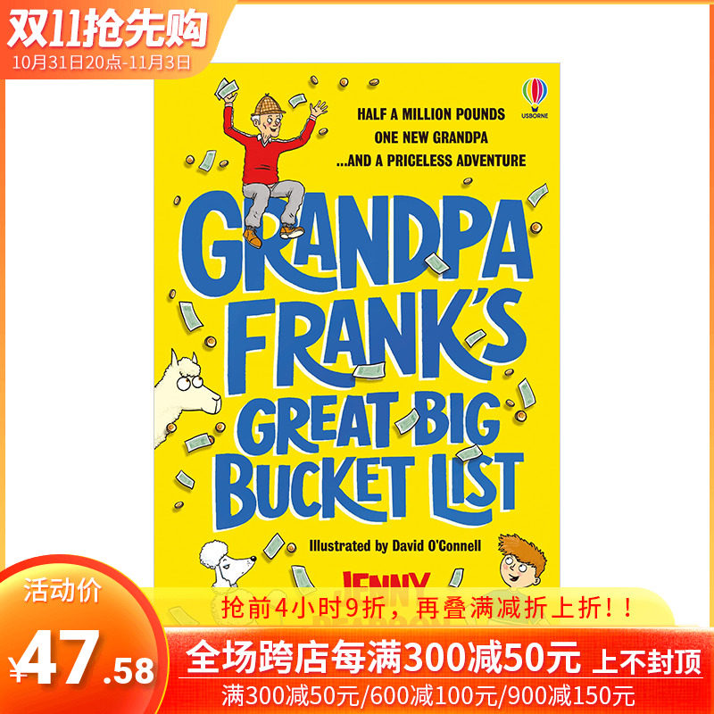 【现货包邮】弗兰克爷爷的遗愿清单 Grandpa Frank’s Great Big Bucket Li s英文儿童章节书 6-10岁 原版正版进口图书书籍怎么看?