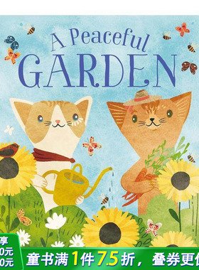 【现货】Peaceful Garden, A，和平花园 英文原版图书籍进口正版 London 儿童绘本-动物/生态/环保
