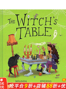 【现货】女巫的餐桌（趣味魔法绘本） Witch's Table (A Funny，Magical Picture Book for Kids) 英文儿童插画故事绘本进口童书