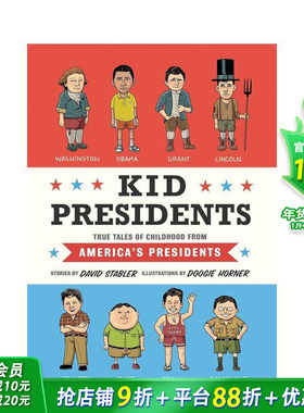 【现货】【名人童年故事】总统们 【Kid Legends】Kid Presidents 12岁+英文小说故事 英语阅读拓展读物 进口童书