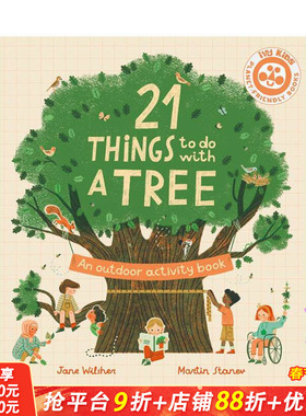 【预售】21个关于树的户外活动 21 Things to Do With a Tree 原版英文插画绘本 进口英语儿童自然科普故事书 善优图书