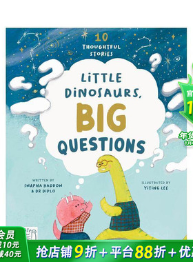 【现货】小恐龙 大思考 【Dr Diplo】Little Dinosaurs  Big Questions 理解生活难题 英文儿童故事绘本进口书