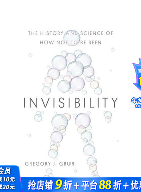 【预售】隐形：如何不被看见的历史和科学 Invisibility: The History and Science of How Not to Be Seen 英文社会科学进口书