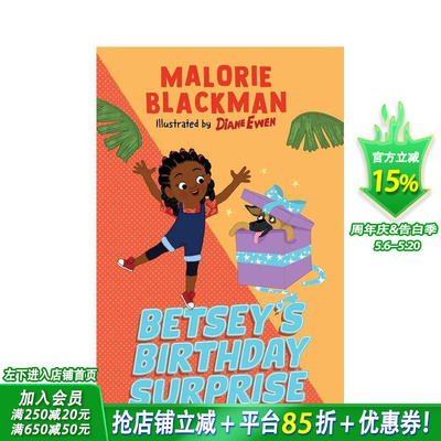 【预售】【贝齐·比格洛历险记】贝齐的生日惊喜 迷你冒险系列故事集Betsey's Birthday Surprise 英文儿童英语拓展阅读进口童书