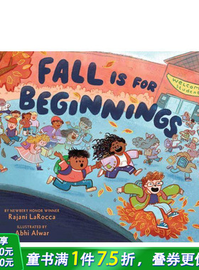 【预售】秋日启程时 Fall Is For Beginnings 英文儿童插画故事绘本 进口童书