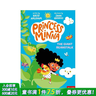 Beanstalk 英语进口读物 巨大 Minna The Princess 米娜公主 豆茎 英文儿童初级章节桥梁书 Giant 预售