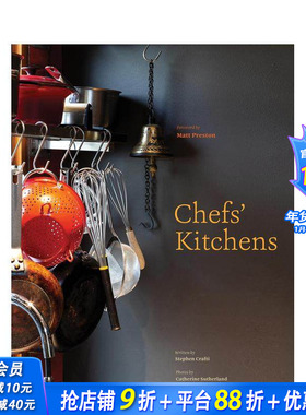 【预售】厨师的厨房 Chefs' Kitchens 原版英文建筑设计 正版进口图书
