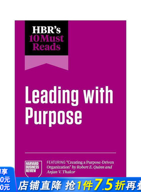 【预售】HBR读十篇：目标导向领导力 HBR's 10 Must Reads on Leading with Purpose 原版英文商业行销 哈佛商业评论 正版进口书