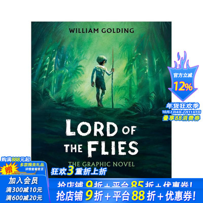 【现货】蝇王：图像小说 Lord of the Flies : The Graphic Novel 原版英文漫画书 正版进口书