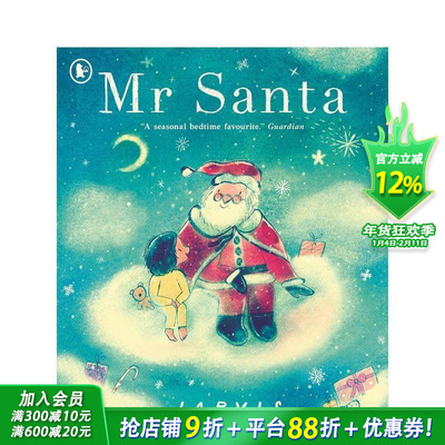 【预售】圣诞老人先生(平装) Mr Santa 英文儿童插画故事绘本 进口童书