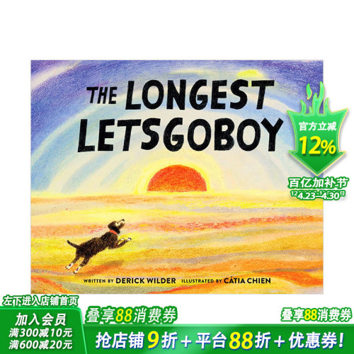 【现货】漫长的散步The Longest Letsgoboy 3-6岁儿童情感认知温馨故事绘本 心灵治愈 英文原版  Derick Wilder