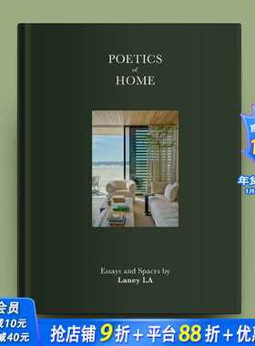 【预售】空间的诗学 POETICS of HOME 原版英文室内设计装饰 正版进口书