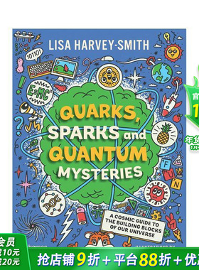 【现货】夸克、火花和量子之谜 Quarks， Sparks and Quantum Mysteries 英文儿童插画科普绘本 进口童书