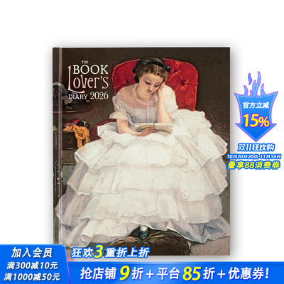 【预售】【日历】2026年爱书人日记台式日历记事本 Book Lover's Diary 2026 Desk Diary Planner  原版日历 进口文创周边