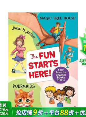 【现货】乐趣从这里开始! Fun Starts Here! Bindup 英文儿童分阶阅读 桥梁章节故事书 进口童书