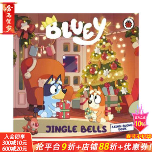 【预售】布鲁伊:铃儿响叮当 Bluey: Jingle Bells 艾美奖儿童节目 牧羊犬冒险故事 圣诞 英文儿童插画故事绘本 进口童书